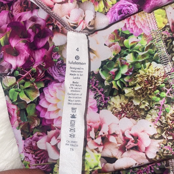 Lululemon Floral Print Leggings - Picture 9 of 9